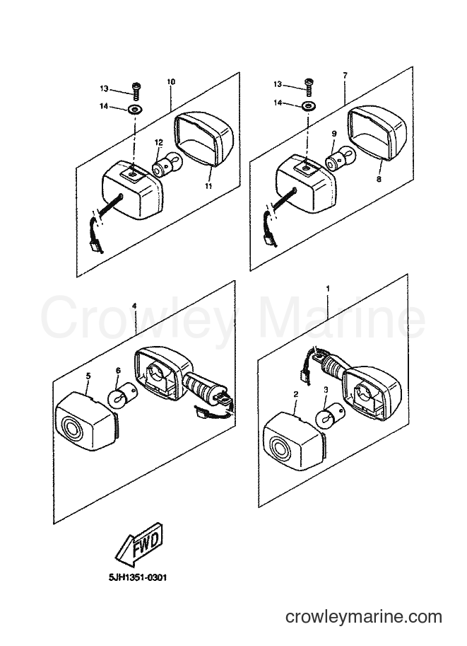 2000 Scooter EW50 - EW50 (5JH1) [020] - FLASHER LIGHT