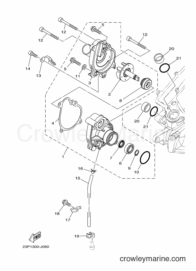 2015 Dirt Bike XT1200ZE - XT1200ZE (2KB9) [050] - WATER PUMP
