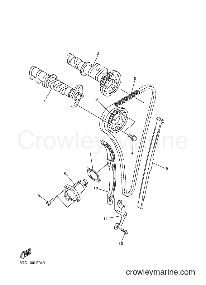 Yamaha Motors RT50FX (8GN1) [020] - CAMSHAFT & CHAIN