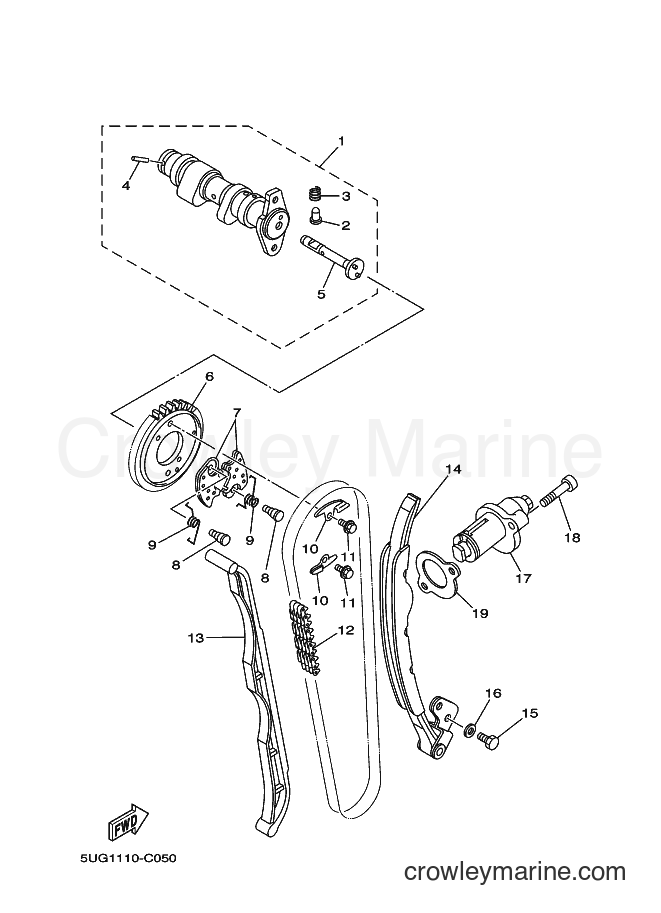 2006 ATV YXR660F - YXR660F (5UGG) [010] - CAMSHAFT & CHAIN