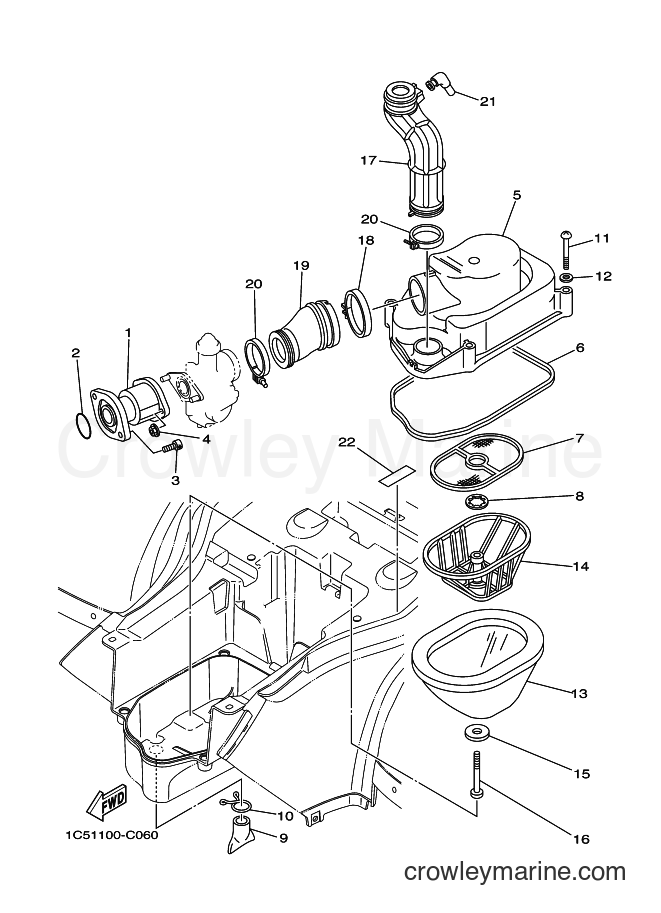 2005 ATV YFM125A - YFM125A (1C55) [030] - INTAKE