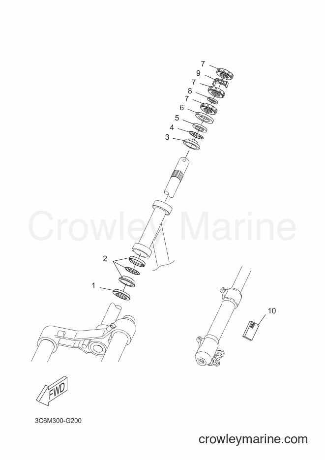 2008 Scooter YQ50 - YQ50 (3C6M) [060] - STEERING