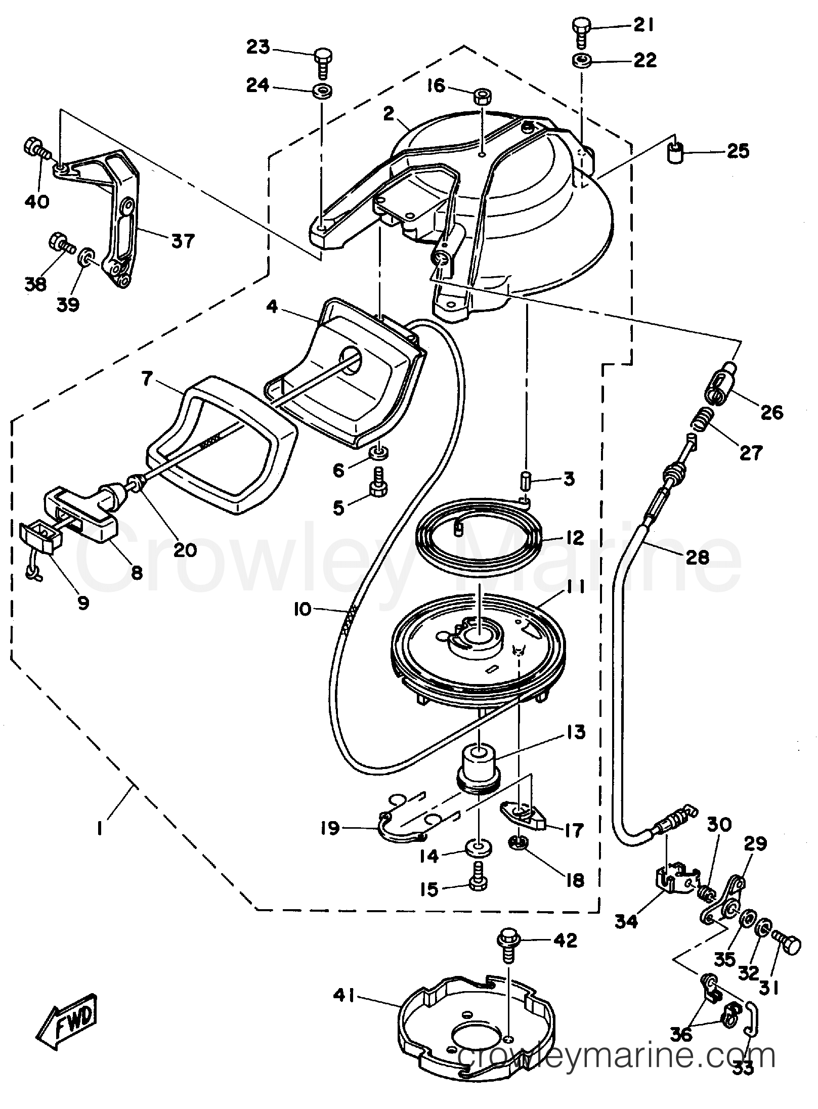 Yamaha Motors 25ELRT - STARTER
