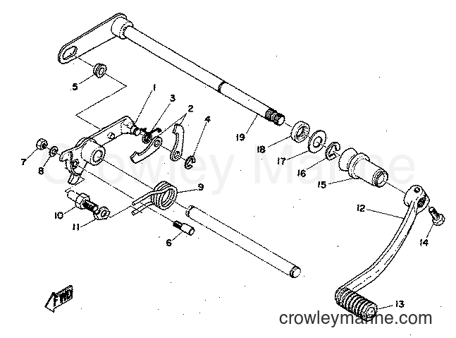 Yamaha Motors RD250 (RD0) [999] - SHIFTER