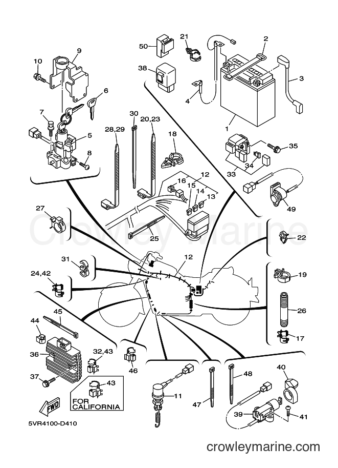 Yamaha Motors XV1700AT (5VPG) [020] - ELECTRICAL 2