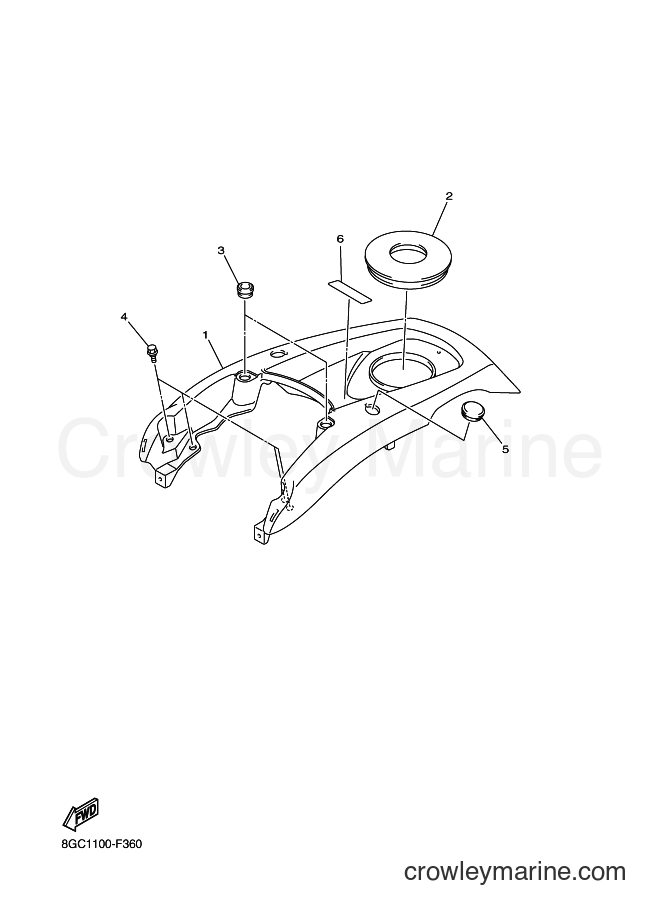 Yamaha Motors RT50 (8GC2) [010] - INSTRUMENT PANEL