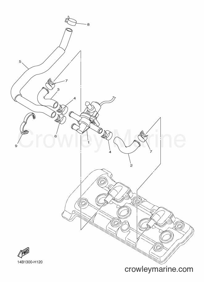 2013 Sport Bike YZF-R1 - YZF-R1 (1KBT) [010] - AIR INDUCTION SYSTEM