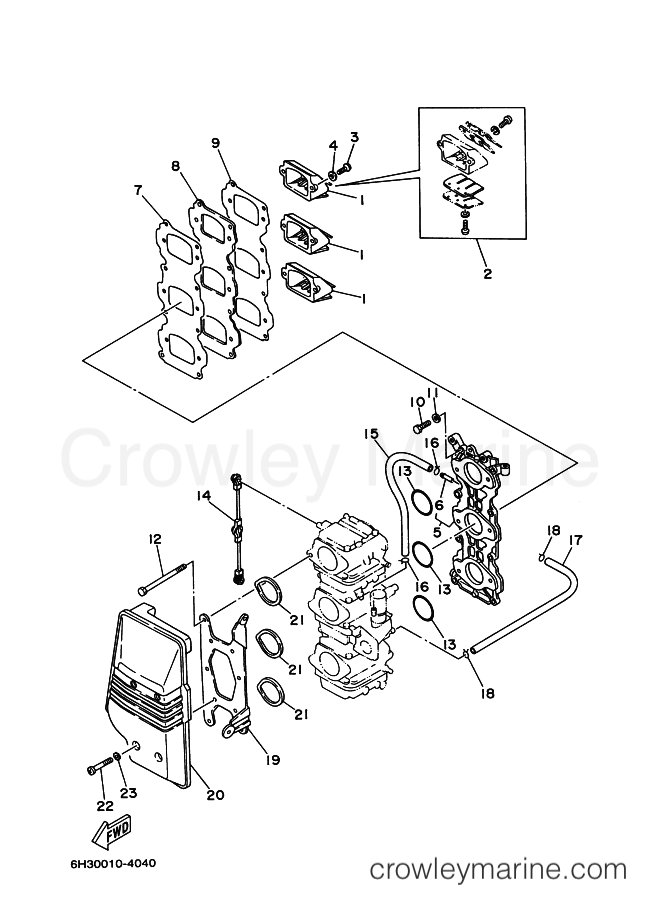 Yamaha Motors 50G (62F) [010] - INTAKE