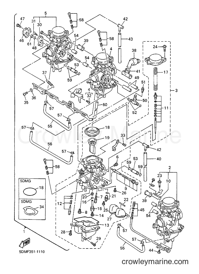 Yamaha Motors FZS600S (5DMF) [010] - CARBURETOR