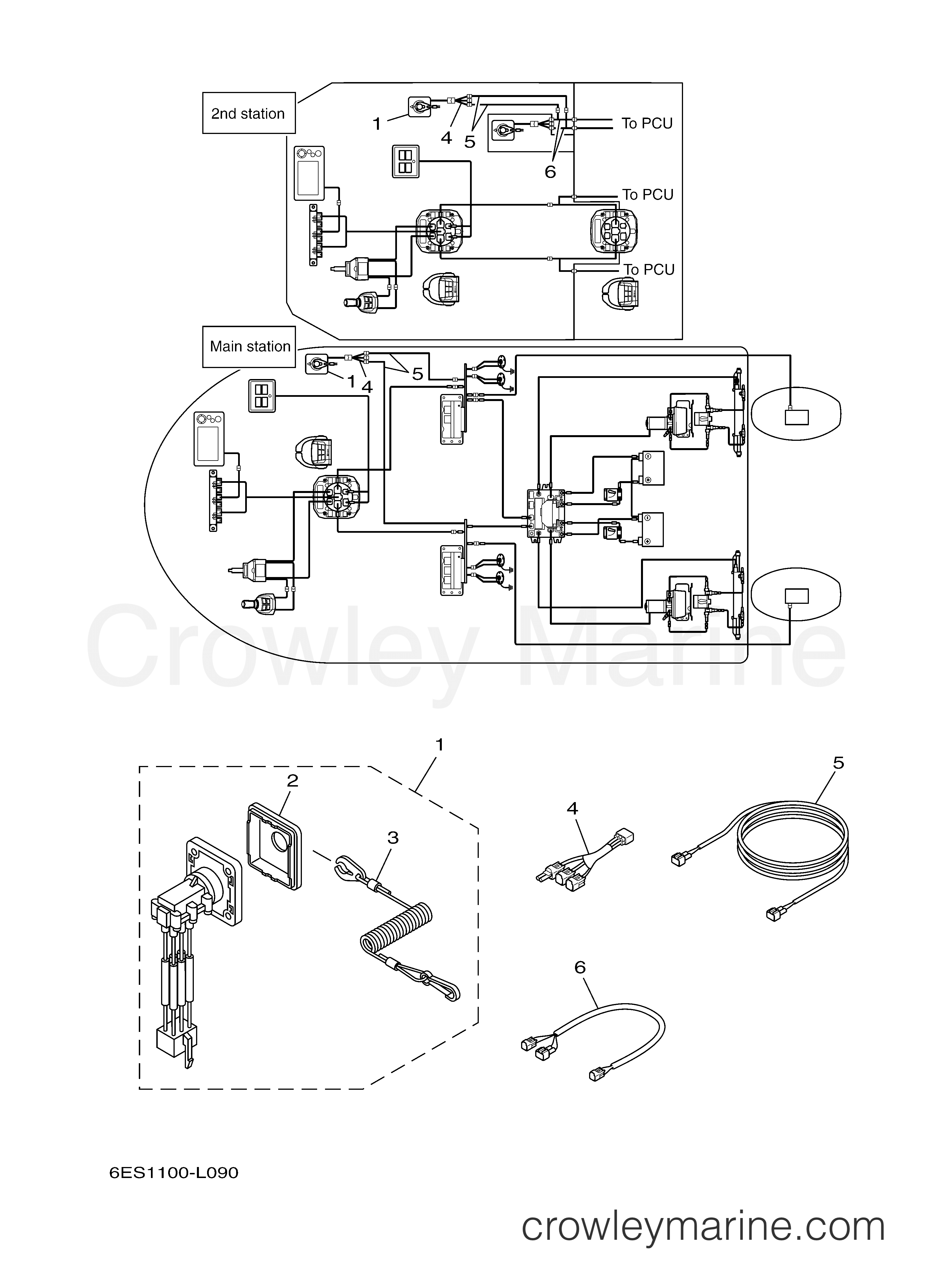 Yamaha Motors Helm Master 2013 - PANEL SWITCH (TWIN)
