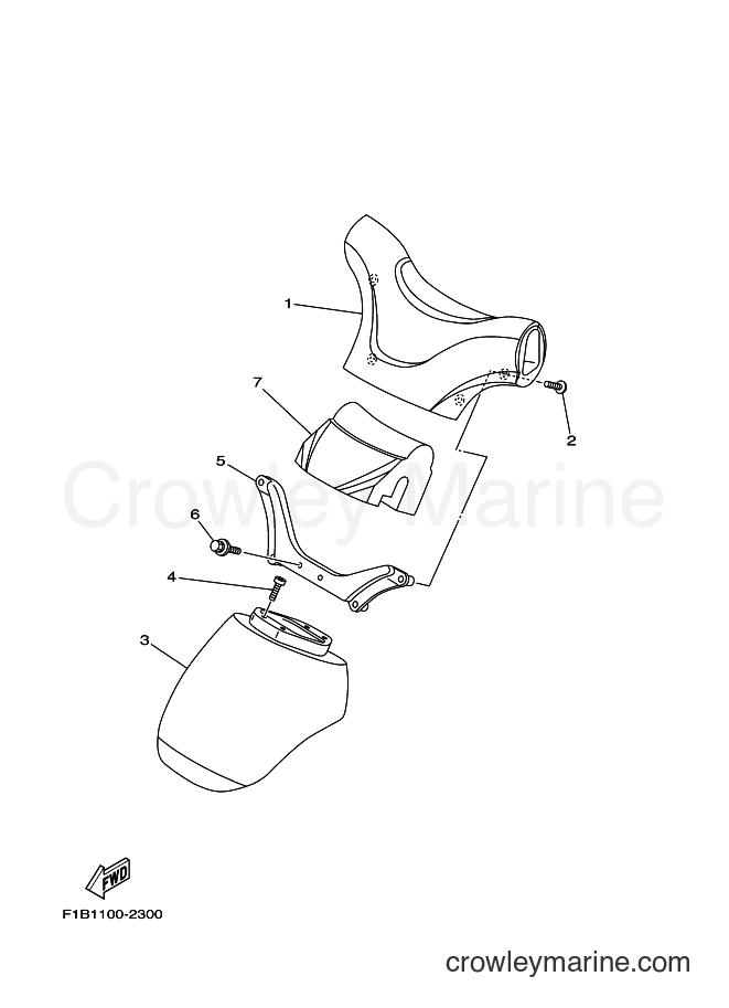 Yamaha Motors FX1100 (F1S5) [010] - STEERING 2