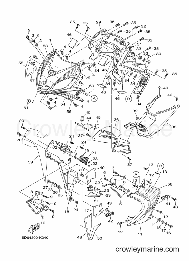 2011 Scooter T135FI - T135FI (5D64) [010] - LEG SHIELD