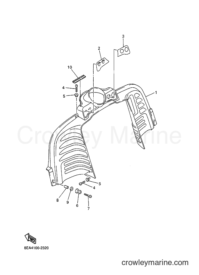 Yamaha Motors SX600 (8EA5) [020] - INSTRUMENT PANEL