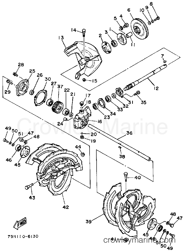Yamaha Motors YS624T - AUGER DRIVE