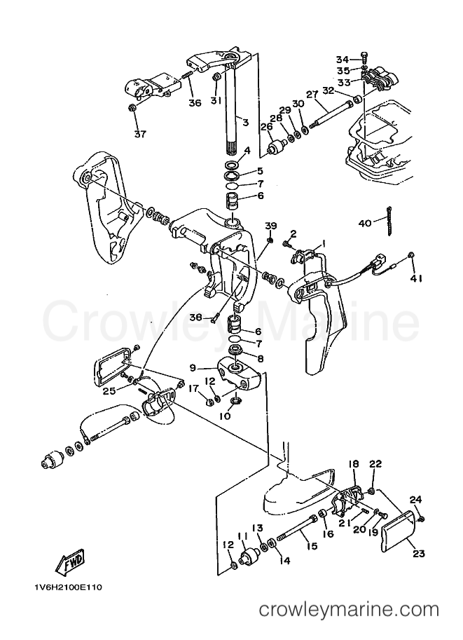Yamaha Motors 60F (6H2) [040] - BRACKET 2