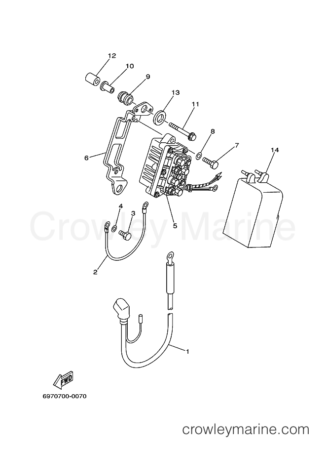 Yamaha Motors E55CMHS (6A34) [020] - ELECTRICAL 2
