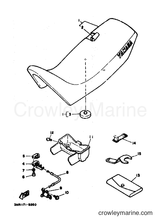 1990 Dirt Bike TDR250 - TDR250 (3NR2) [010] - SEAT