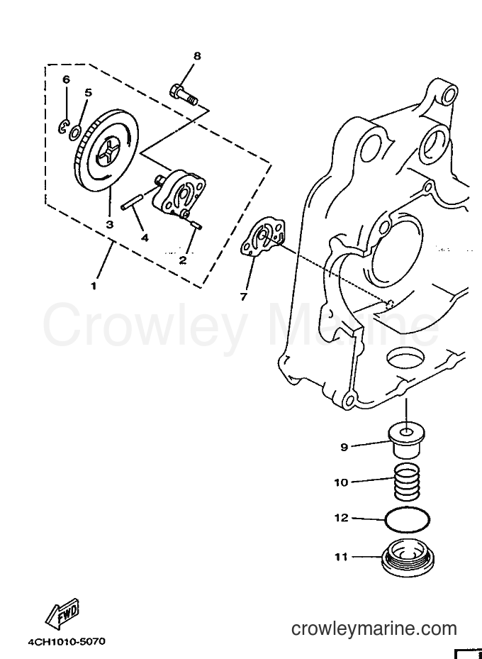 1996 Scooter YP250 - YP250 (4UC1) [080] - OIL PUMP