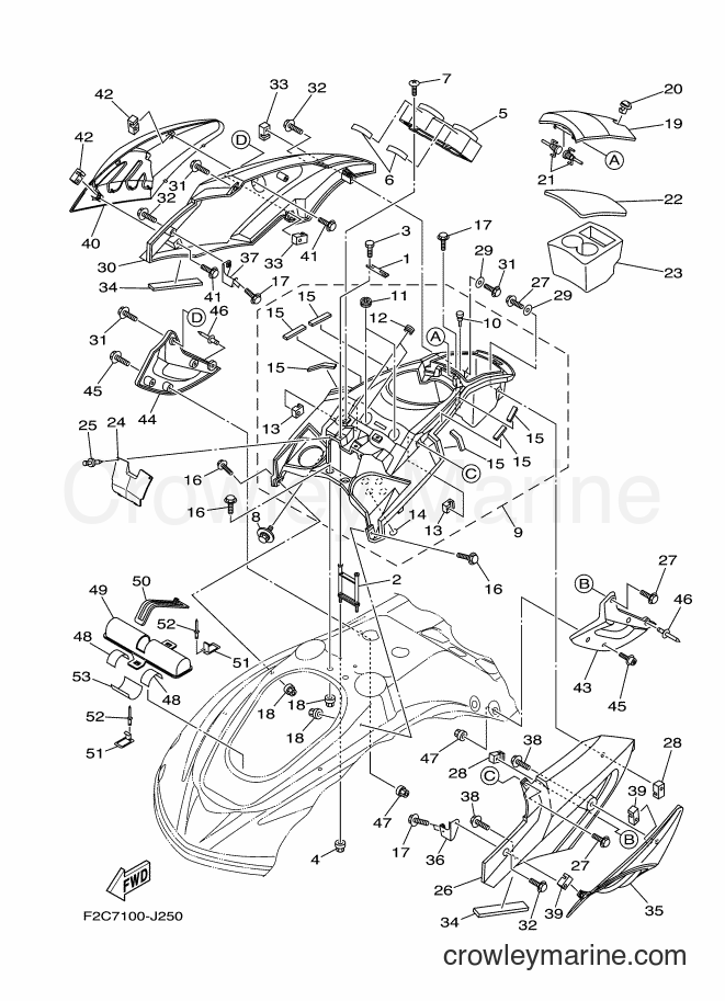 Yamaha Motors GX1800A-L (F2CE) [010] - ENGINE HATCH 1