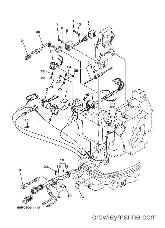 Yamaha Motors 25B (69R7) [090] - ELECTRICAL 4