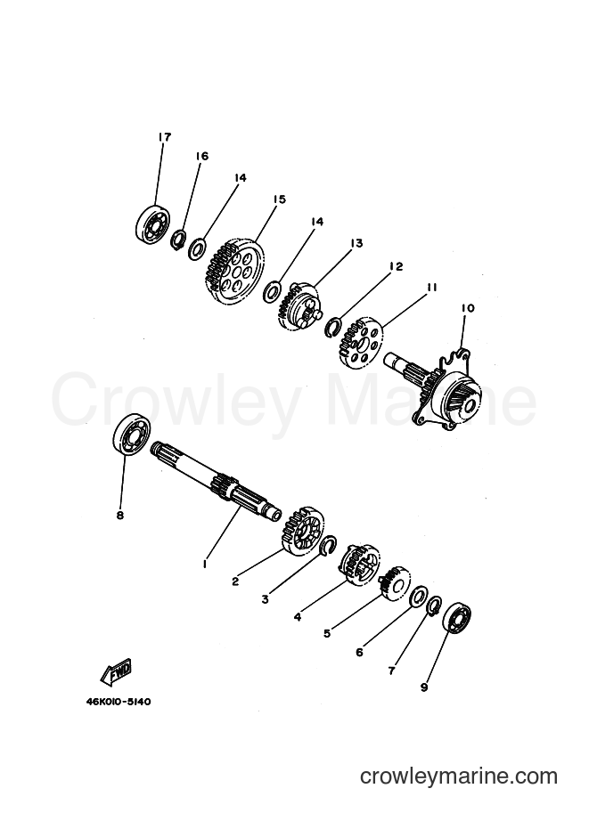 1986 Scooter T80 - T80 (2FL) [999] - TRANSMISSION
