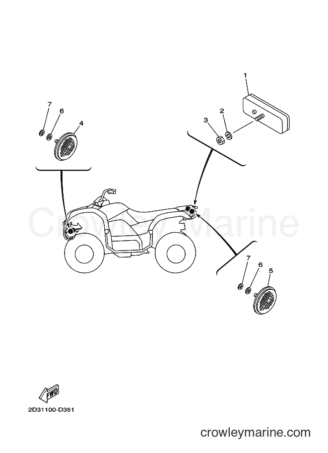 Yamaha Motors YFM80G (2D3B) [010] - ELECTRICAL 2