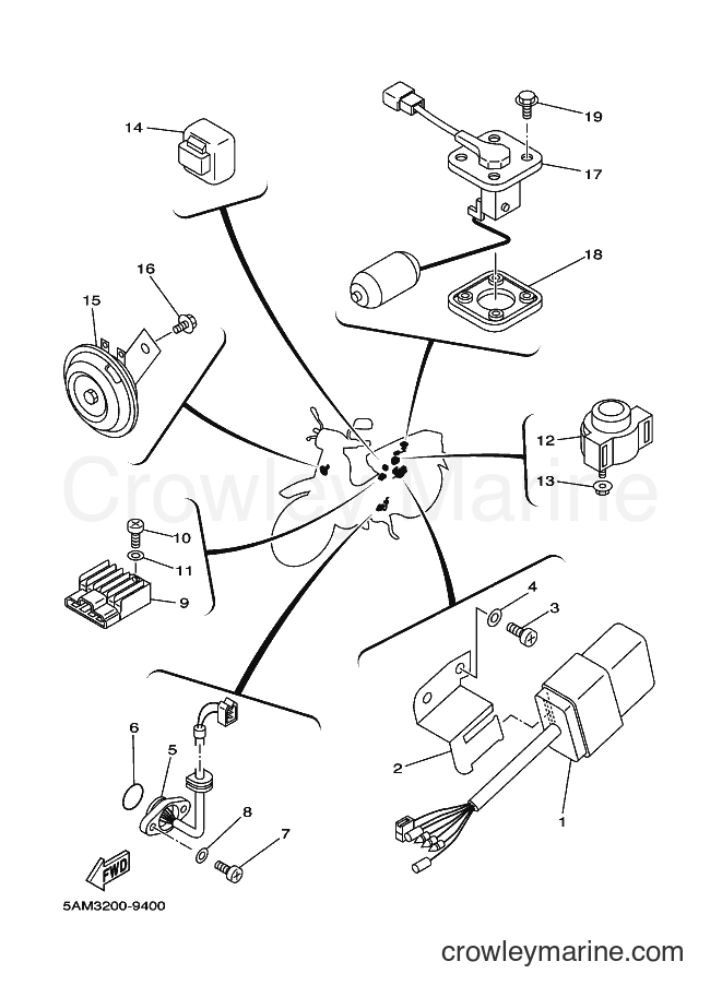 Yamaha Motors T105E (5AM3) [010] - ELECTRICAL 2