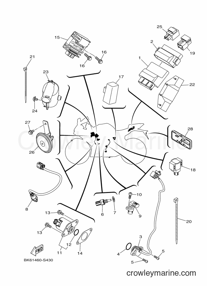 2018 Sport Bike YZF155 - YZF155 (B9B3) [010] - ELECTRICAL 2