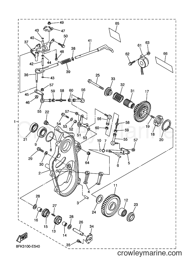 2007 Snowmobile RS10MS - RS10MS (8GE3) [020] - ALTERNATE REVERSE GEAR KIT