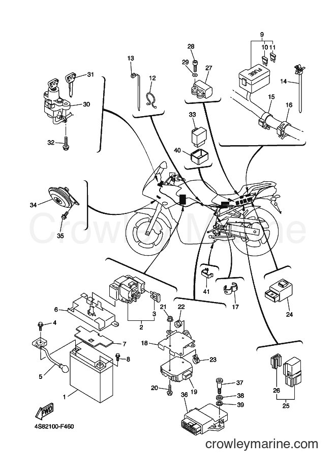 2007 Street Bike FZ6SW - FZ6SW (4S84) [010] - ELECTRICAL 2