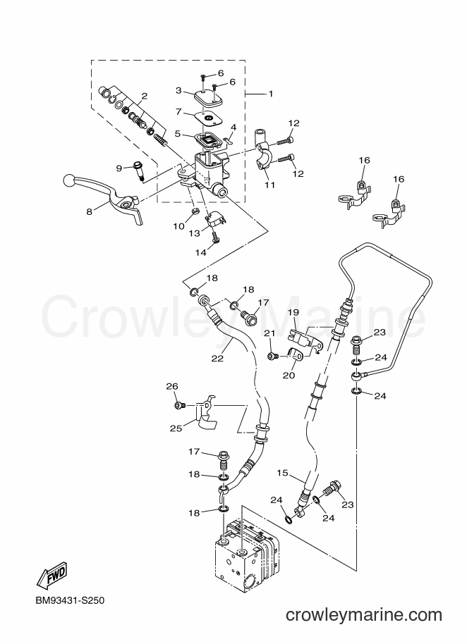 2017 Street Bike LTV125 - LTV125 (BM91) [010] - FRONT MASTER CYLINDER 2