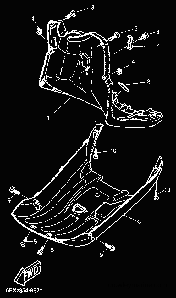 Yamaha Motors CW50RS (5FXM) [030] - LEG SHIELD