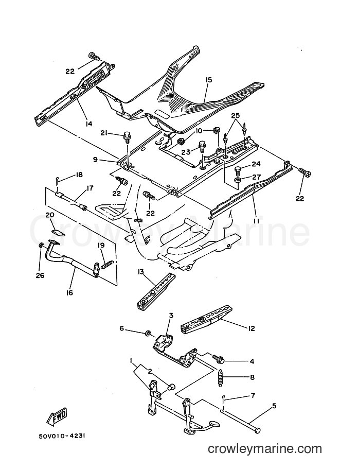 1989 Scooter XC125 - XC125 (3KR1) [999] - STAND & FOOTREST