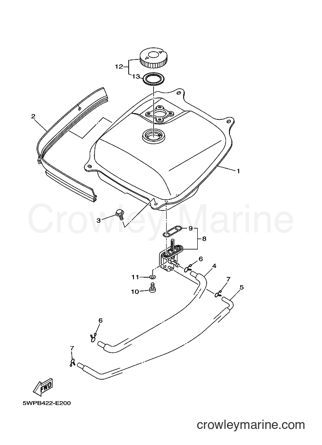 2006 Scooter AL115C - AL115C (5WPB) [010] - FUEL TANK