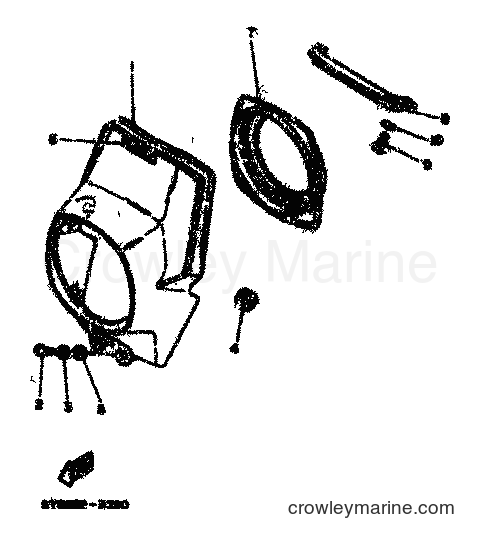 1983 Scooter DT80MX - DT80MX (36N) [999] - COWLING