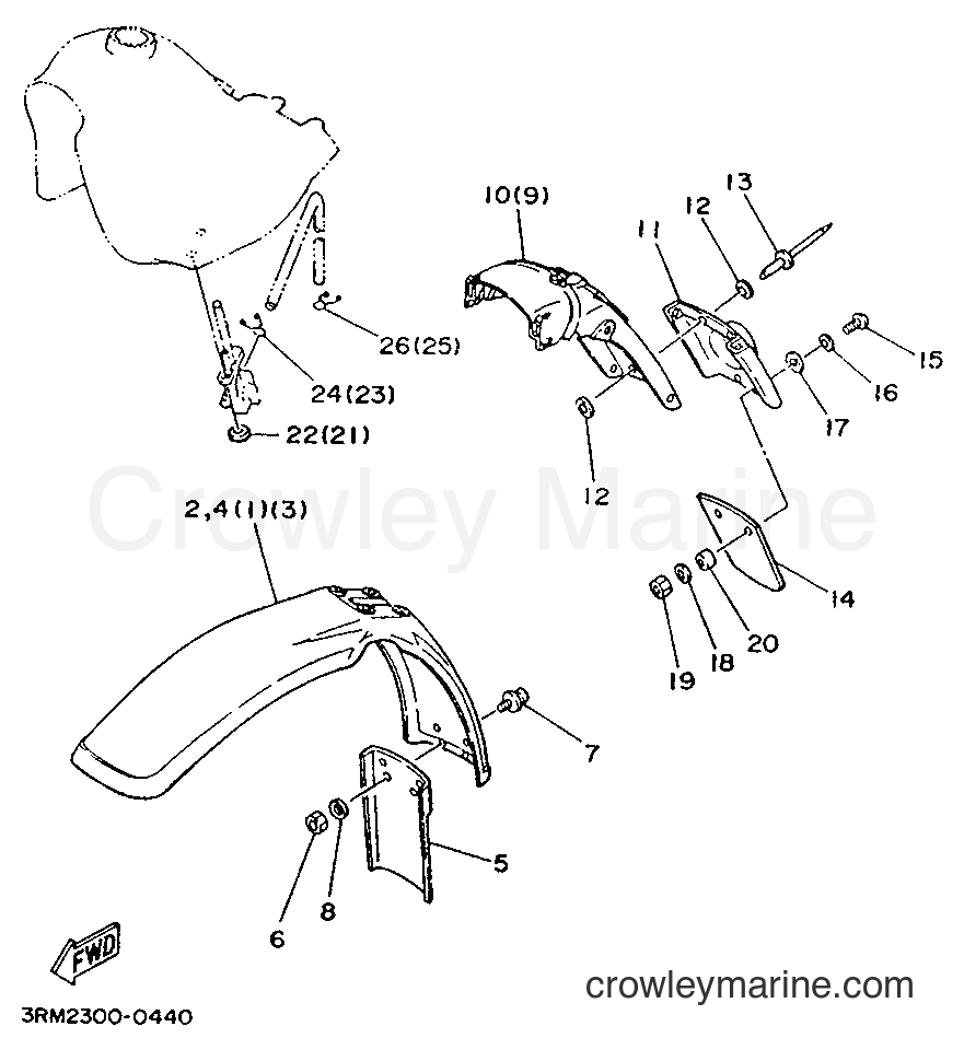 Yamaha Motors DT125R (3RM2) [999] - ALTERNATE