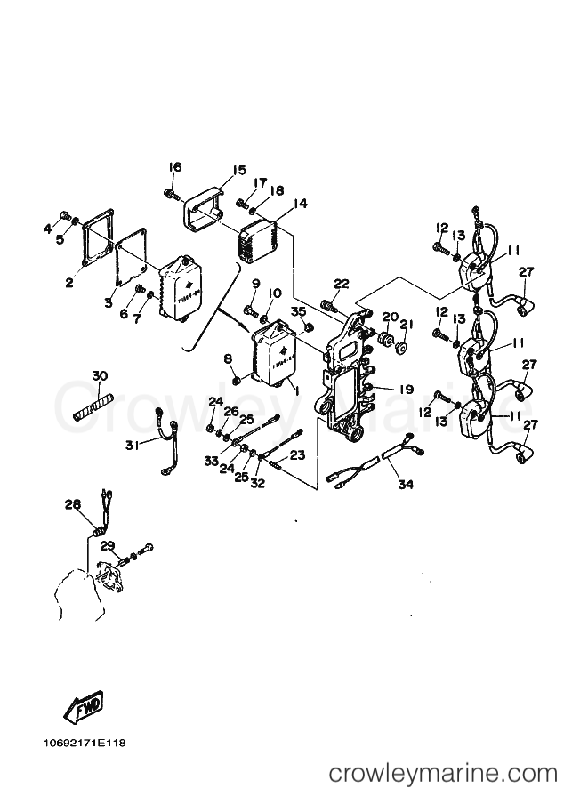 Yamaha Motors 75A (692) [010] - ELECTRICAL