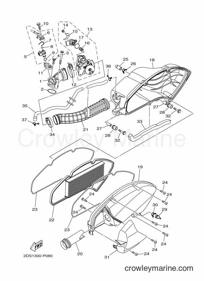Yamaha Motors GPD125-A (2DS3) [010] - INTAKE