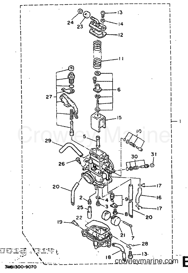 1991 Dirt Bike DT125R - DT125R (3PY3) [999] - CARBURETOR