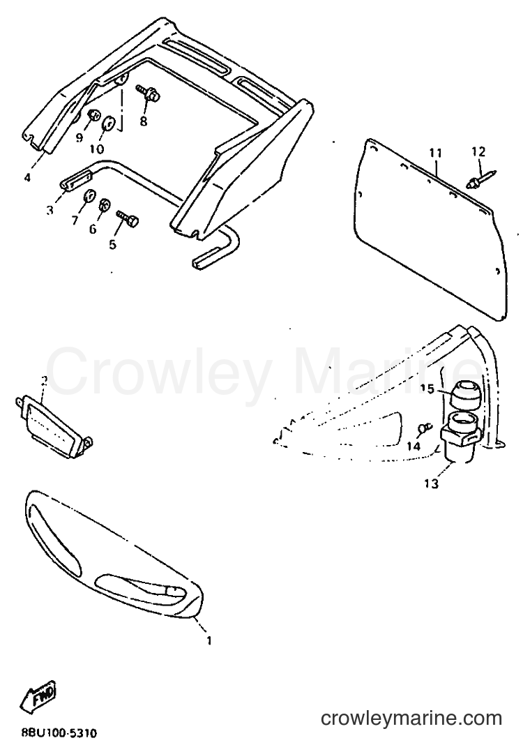 Yamaha Motors VX800 (8BU2) [020] - BUMPER