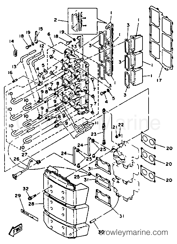 Yamaha Motors L200TXRR - INTAKE