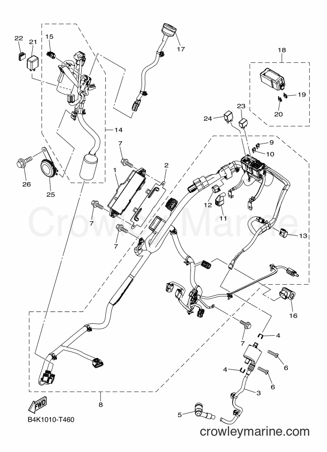Yamaha Motors XCH50 (B4K2) [010] - ELECTRICAL 1