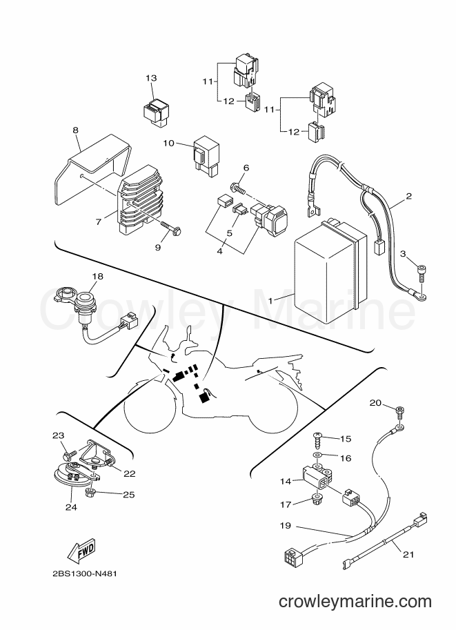 2015 Dirt Bike XT1200Z - XT1200Z (2BS9) [010] - ELECTRICAL 2