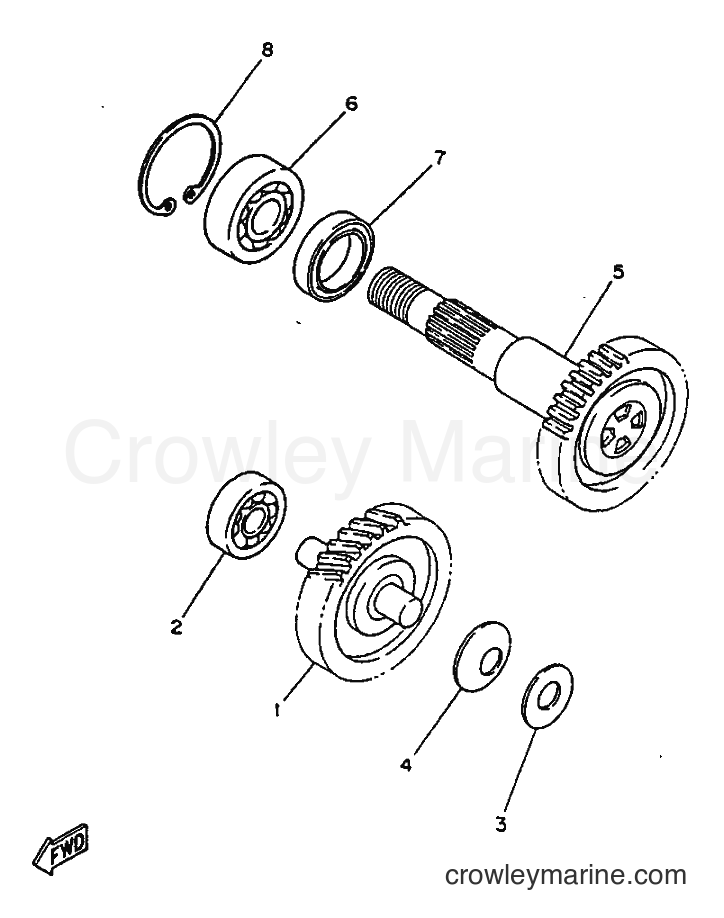 1997 Scooter YN50 - YN50 (5AD6) [010] - TRANSMISSION