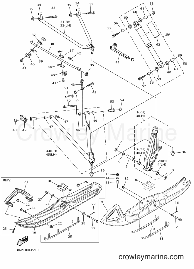 Yamaha Motors SRV10LL (8KP2) [010] - SKI