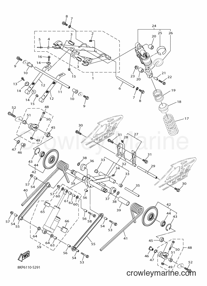 2017 Snowmobile SRV10LL - SRV10LL (8KP6) [010] - TRACK SUSPENSION 2