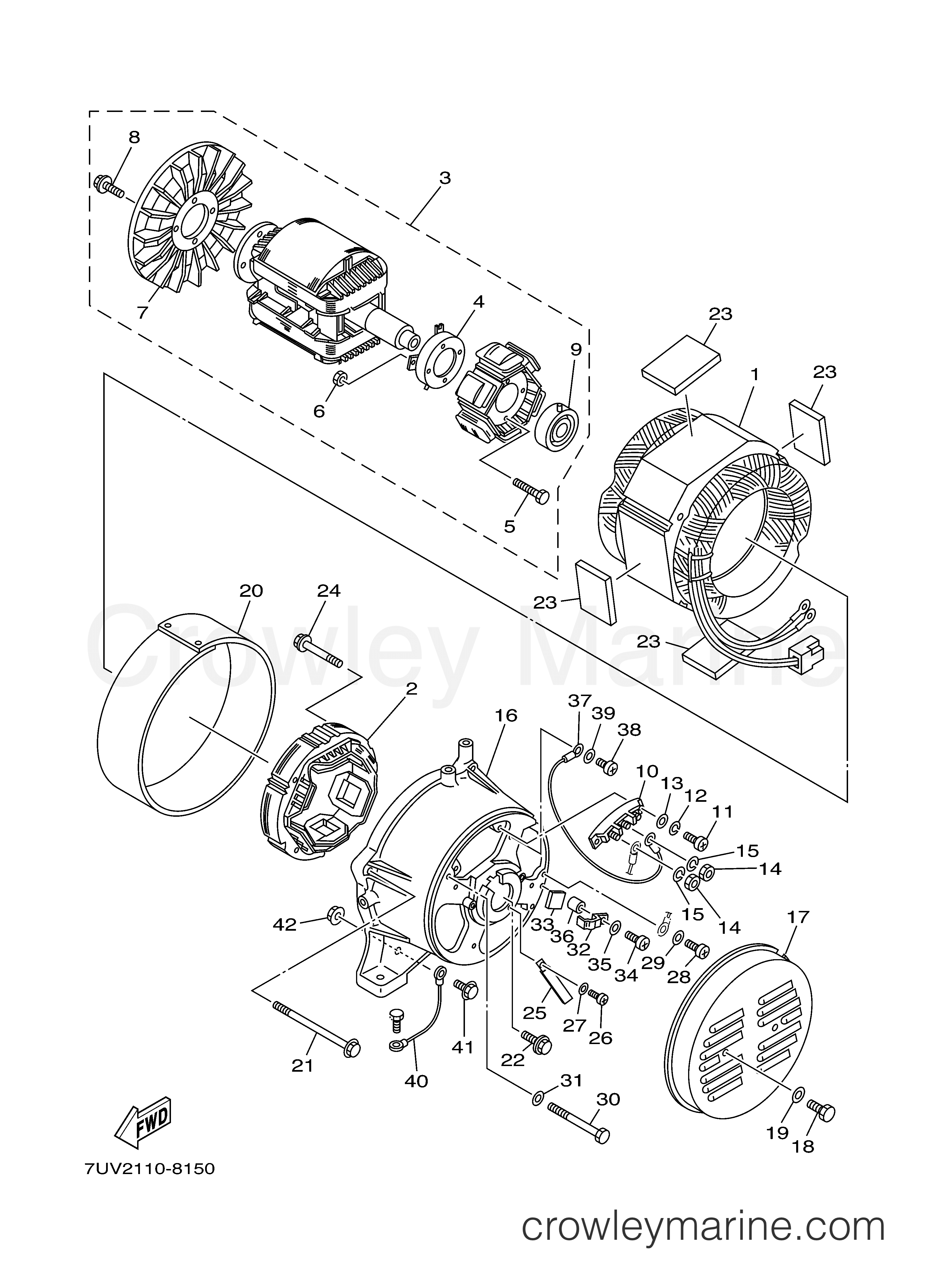 Yamaha Motors EF6600AX - GENERATOR 2 EF6600AX