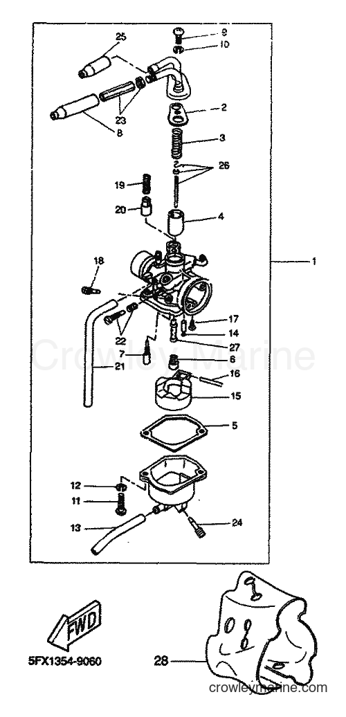 1999 Scooter CW50 - CW50 (4VVP) [010] - CARBURETOR