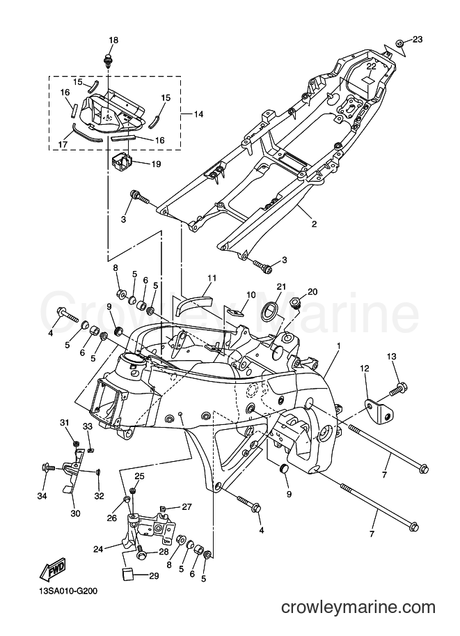 Yamaha Motors YZF-R6 RaceBase (13SU) [010] - FRAME