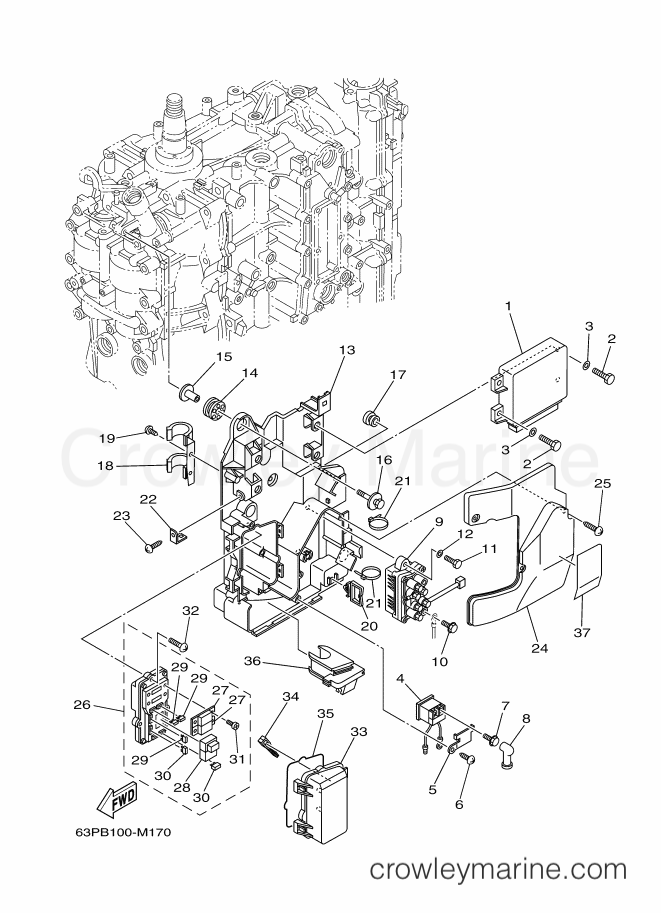 Yamaha Motors FL150AETL (64PB) [090] - ELECTRICAL 2